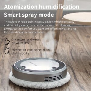 Smart Mopping with Sprayer Machine Wet and Dry Home Floor Sweeping Automatic Electric Floor Mops Floor Steam Cleaner Robot 2025